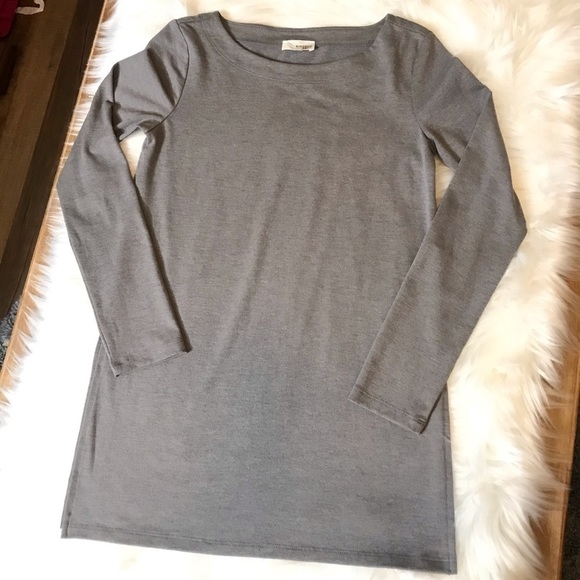 Wilfred Free Gray Long Sleeve Slit Side Size XXS - Picture 2 of 4